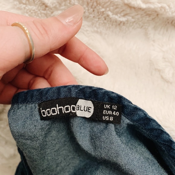 BOOHOO denim tank top - Picture 3 of 6